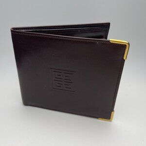 Givenchy Vintage Leather ID Bifold Wallet - Brown - Preowned